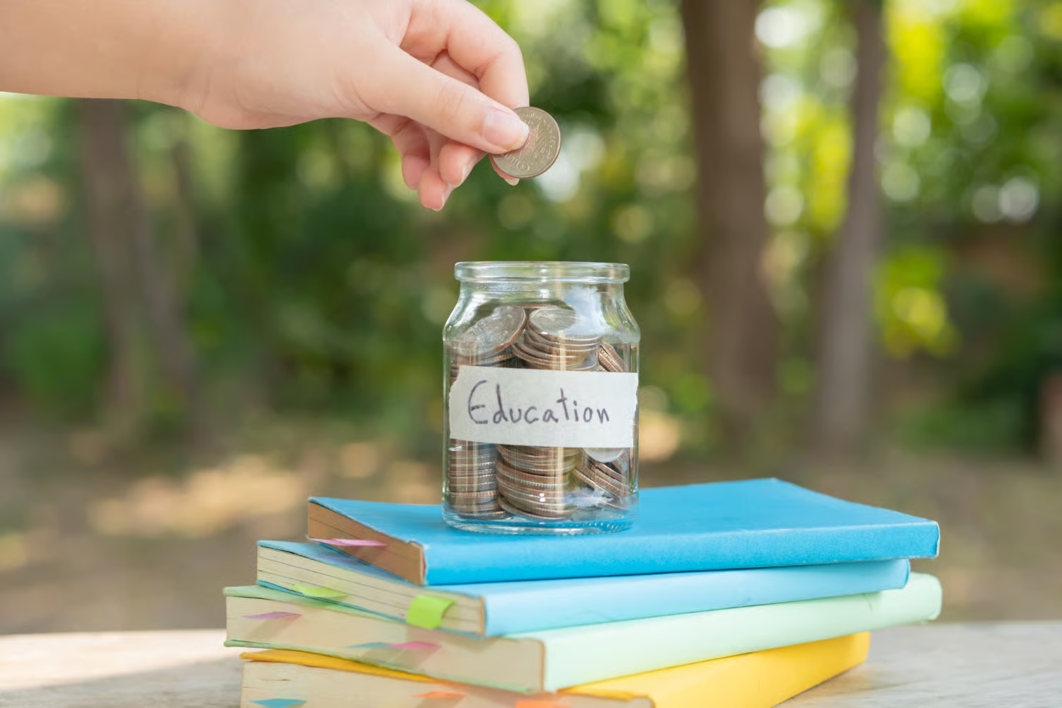 Education donation representing transparent funding